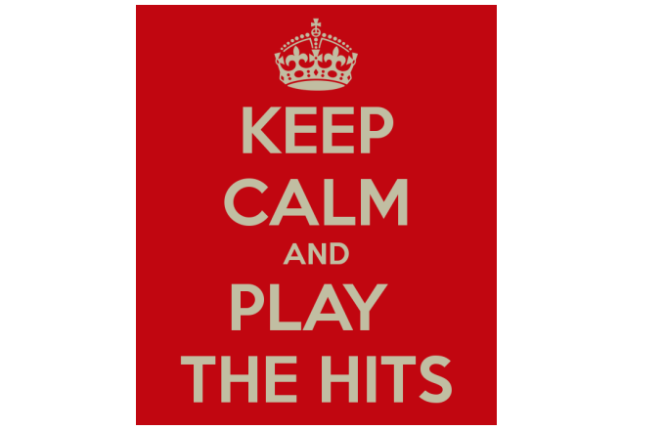 Why it’s important to keep playing the hits